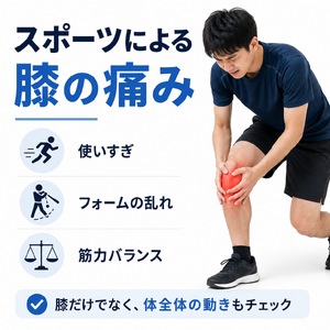 スポーツの膝の痛み