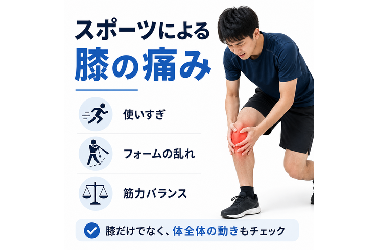 スポーツの膝の痛み